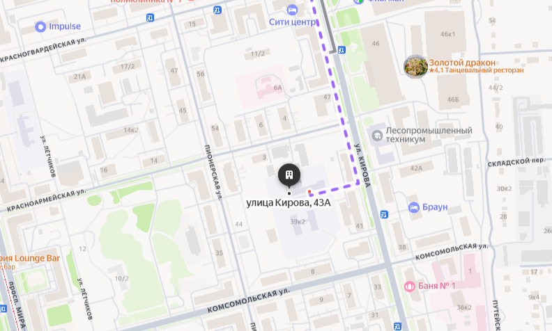 Схема проезда.